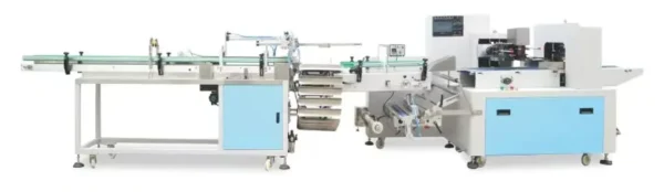 Disposable cup lid two-row and three-row fully automatic counting and packaging machine