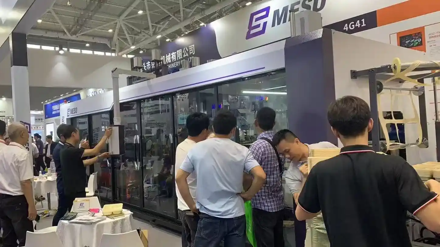 Debut of Mesoforming classic servo cup forming machine at CHINAPLAS 2023 Shenzhen Exhibition