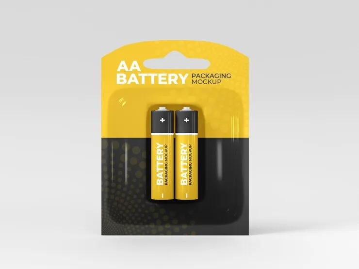 Mesoforming AA Battery Packaging with Plastic and Cardboard