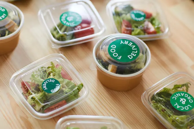 Mesoforming Food Delivery Model with Organic Ingredients in Plastic