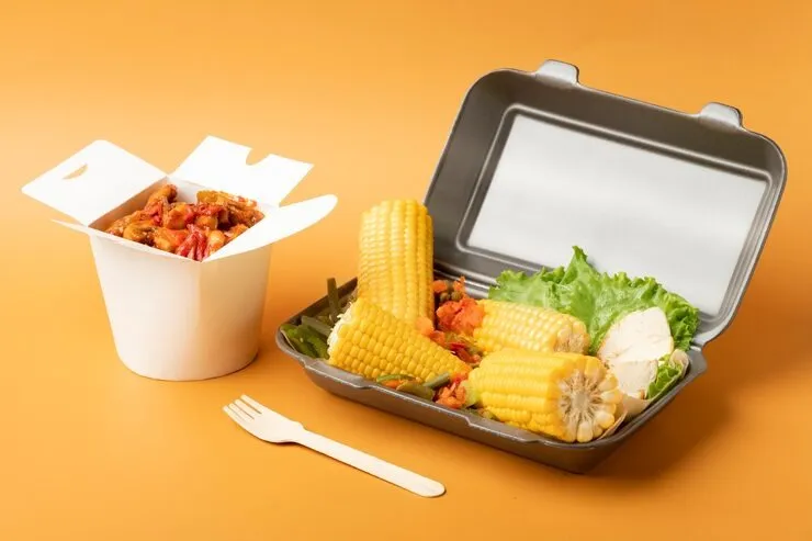 Mesoforming Meal Delivery Containers - Cardboard & Plastic