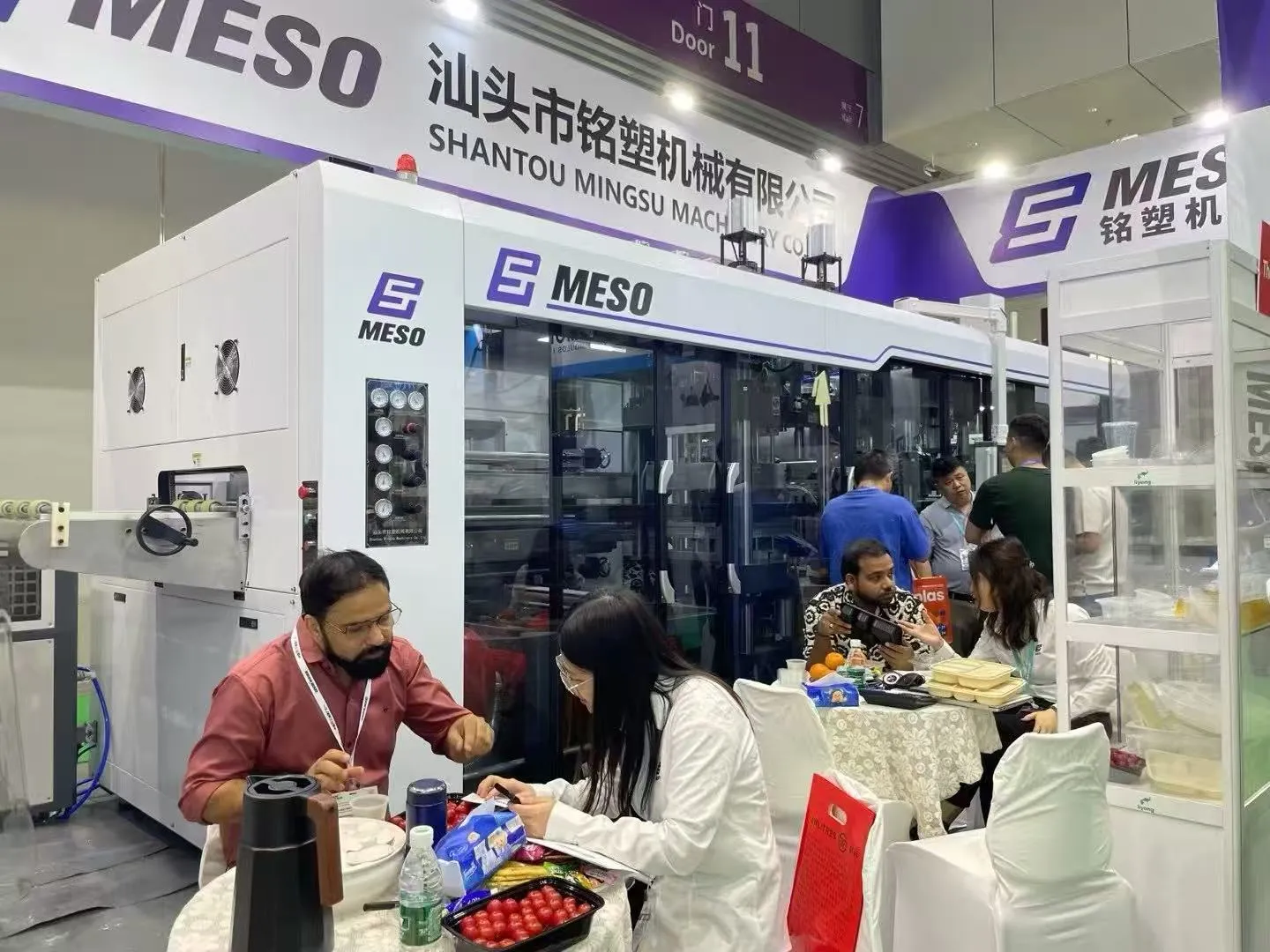 Mesoforming Thermoforming Machines at exhibition, global supply for packaging industry