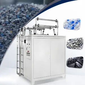 Industrial Waste Plastic Recycling Machine for PET Bottles, Plastic Flakes and Rubber Tires